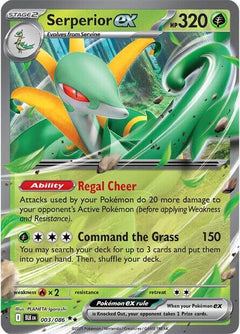 Serperior ex (003/086) [Scarlet & Violet: Black Bolt]-1