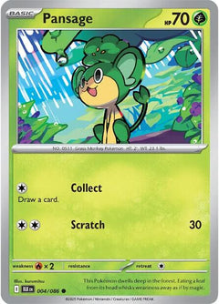 Pansage (004/086) [Scarlet & Violet: Black Bolt]-1