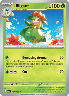 Lilligant (007/086) [Scarlet & Violet: Black Bolt]-1