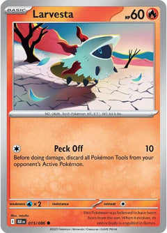 Larvesta (015/086) [Scarlet & Violet: Black Bolt]-1