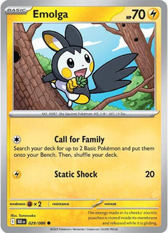 Emolga (029/086) [Scarlet & Violet: Black Bolt]-1