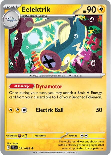 Eelektrik (031/086) [Scarlet & Violet: Black Bolt]-1