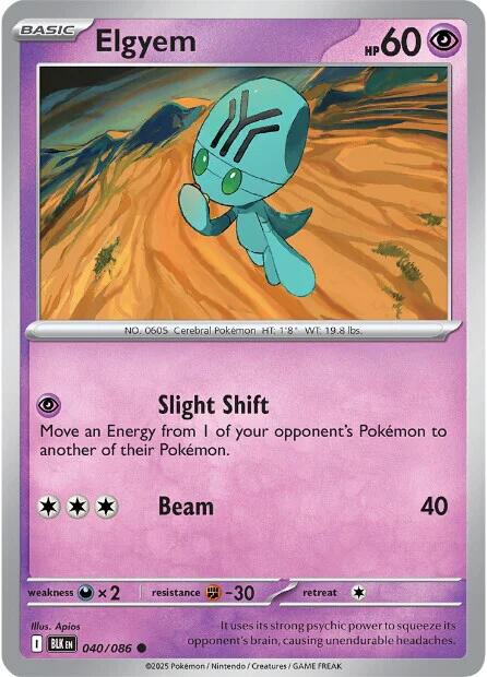 Elgyem (040/086) [Scarlet & Violet: Black Bolt]-1