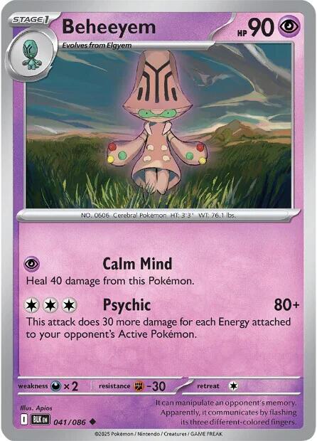 Beheeyem (041/086) [Scarlet & Violet: Black Bolt]-1