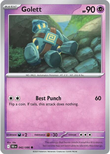 Golett (042/086) [Scarlet & Violet: Black Bolt]-1
