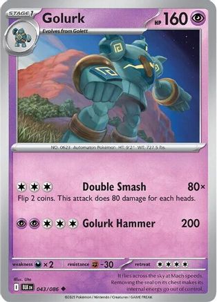 Golurk (043/086) [Scarlet & Violet: Black Bolt]-1