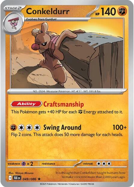 Conkeldurr (049/086) [Scarlet & Violet: Black Bolt]-1