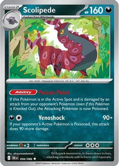 Scolipede (056/086) [Scarlet & Violet: Black Bolt]-1
