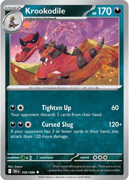 Krookodile (059/086) [Scarlet & Violet: Black Bolt]-1