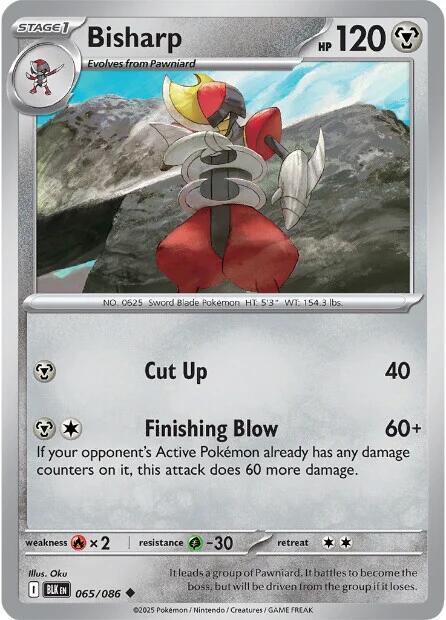 Bisharp (065/086) [Scarlet & Violet: Black Bolt]-1