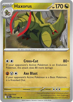 Haxorus (070/086) [Scarlet & Violet: Black Bolt]-1
