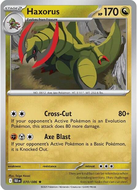 Haxorus (070/086) [Scarlet & Violet: Black Bolt]-1