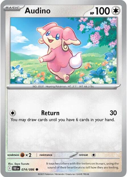 Audino (074/086) [Scarlet & Violet: Black Bolt]-1
