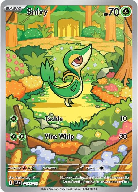 Snivy (087/086) [Scarlet & Violet: Black Bolt]-1