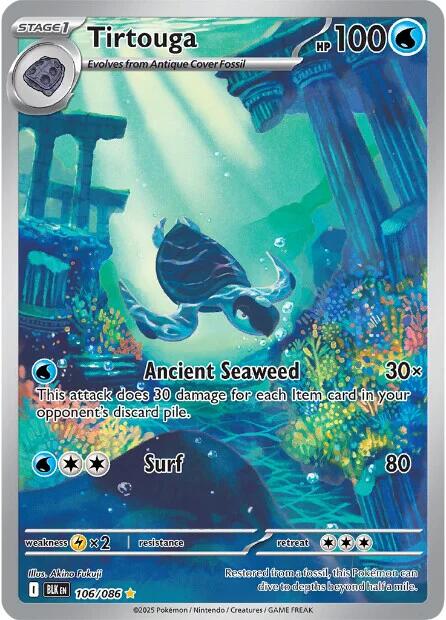 Tirtouga (106/086) [Scarlet & Violet: Black Bolt]-1