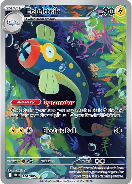 Eelektrik (114/086) [Scarlet & Violet: Black Bolt]-1