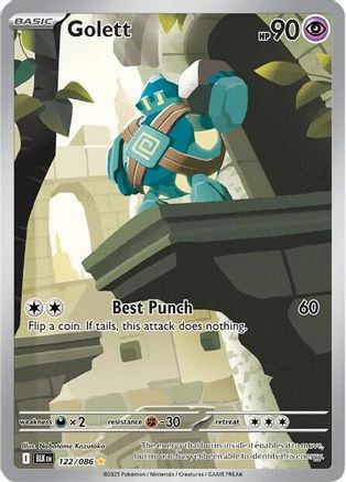 Golett (122/086) [Scarlet & Violet: Black Bolt]-1
