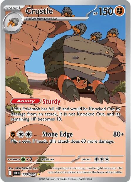 Crustle (130/086) [Scarlet & Violet: Black Bolt]-1