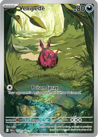 Venipede (132/086) [Scarlet & Violet: Black Bolt]-1