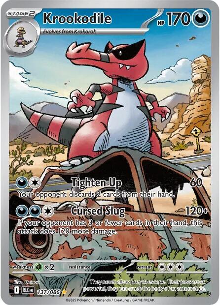 Krookodile (137/086) [Scarlet & Violet: Black Bolt]-1