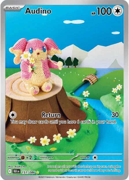 Audino (151/086) [Scarlet & Violet: Black Bolt]-1
