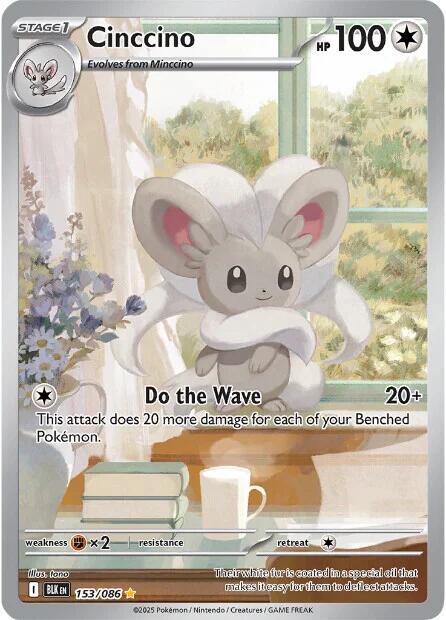 Cinccino (153/086) [Scarlet & Violet: Black Bolt]-1