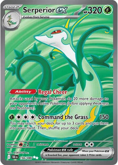 Serperior ex (156/086) [Scarlet & Violet: Black Bolt]-1