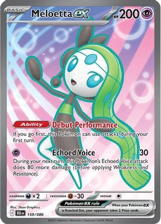 Meloetta ex (159/086) [Scarlet & Violet: Black Bolt]-1
