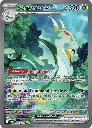 Serperior ex (164/086) [Scarlet & Violet: Black Bolt]-1