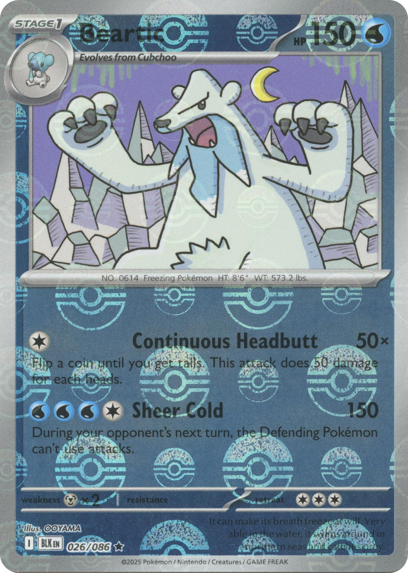 Beartic (026/086) (Poke Ball Pattern) [Scarlet & Violet: Black Bolt]-1