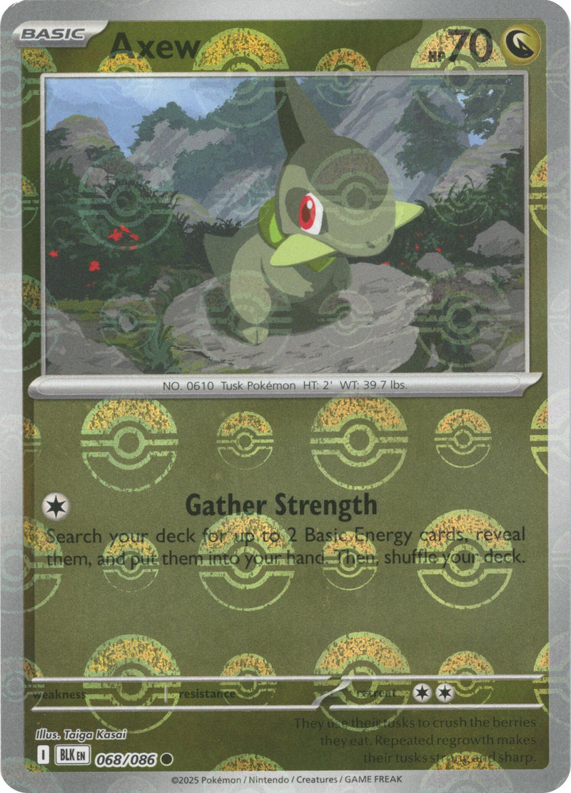 Axew (068/086) (Poke Ball Pattern) [Scarlet & Violet: Black Bolt]-1