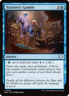 Tezzeret's Gambit [Edge of Eternities Commander]-1