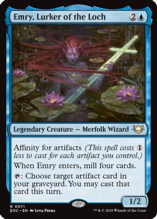 Emry, Lurker of the Loch [Edge of Eternities Commander]-1