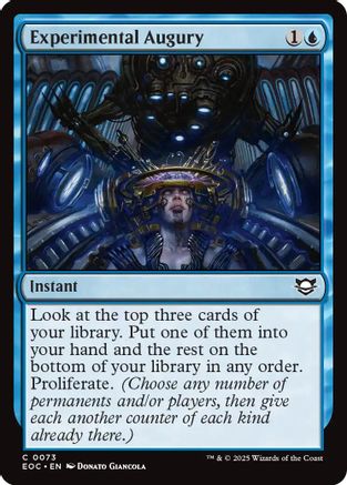 Experimental Augury [Edge of Eternities Commander]-1