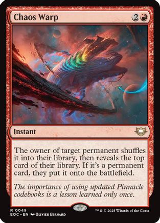 Chaos Warp [Edge of Eternities Commander]-1