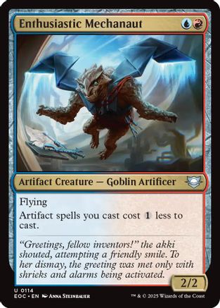 Enthusiastic Mechanaut [Edge of Eternities Commander]-1