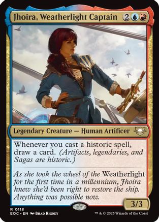 Jhoira, Weatherlight Captain [Edge of Eternities Commander]-1