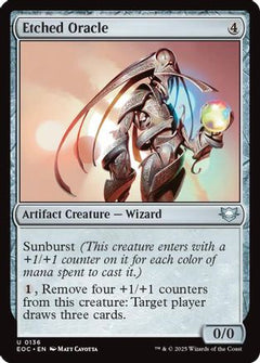 Etched Oracle [Edge of Eternities Commander]-1