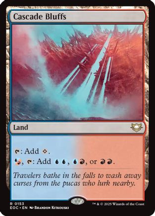 Cascade Bluffs [Edge of Eternities Commander]-1