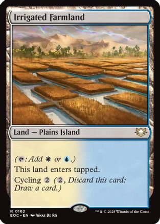Irrigated Farmland [Edge of Eternities Commander]-1