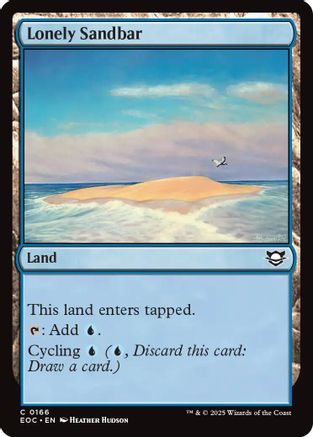 Lonely Sandbar [Edge of Eternities Commander]-1