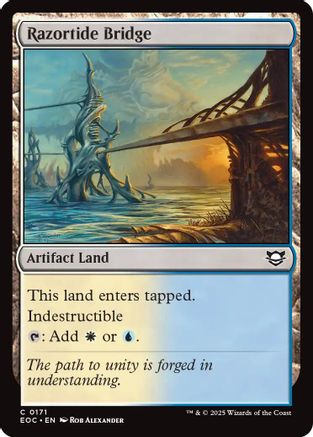 Razortide Bridge [Edge of Eternities Commander]-1
