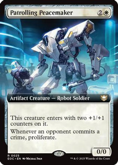 Patrolling Peacemaker (Extended Art) [Edge of Eternities Commander]-1