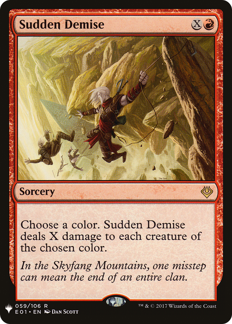 Sudden Demise [The List]-1