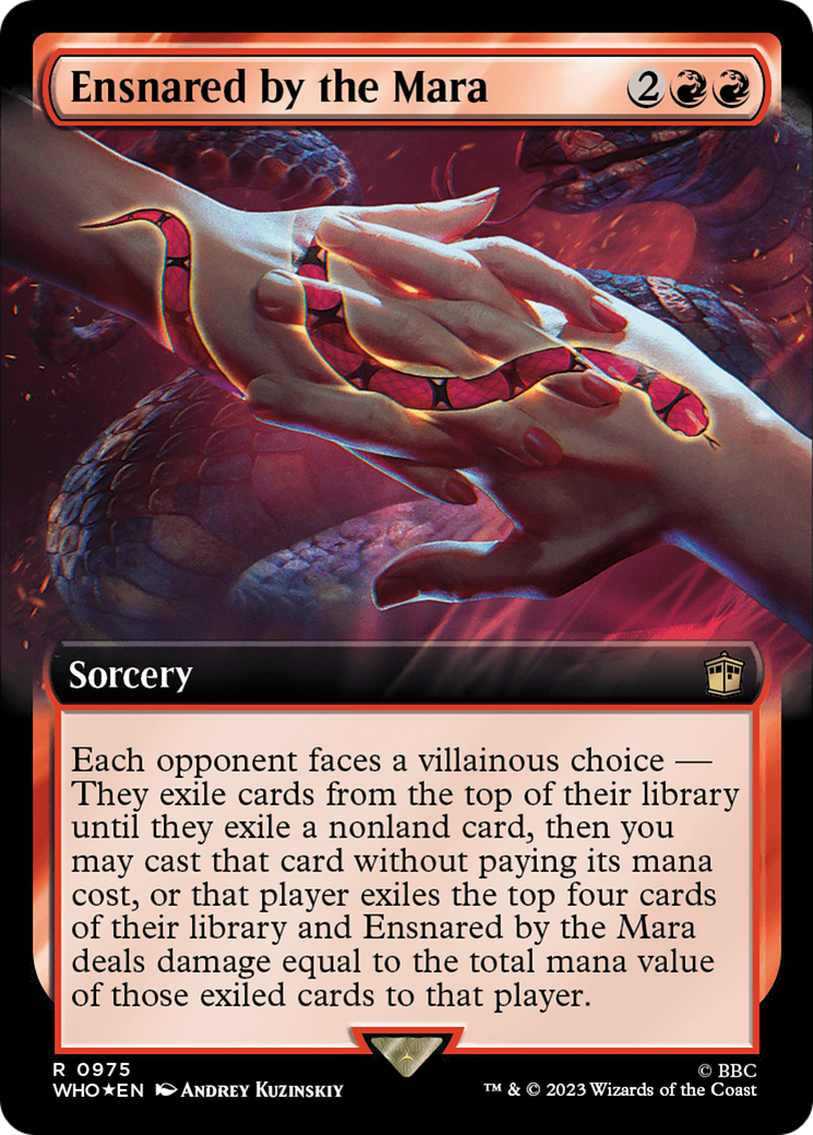 Ensnared by the Mara (Extended Art) (Surge Foil) [Doctor Who]-1