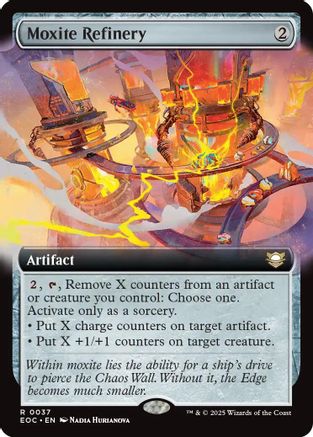 Moxite Refinery (Extended Art) [Edge of Eternities Commander]-1