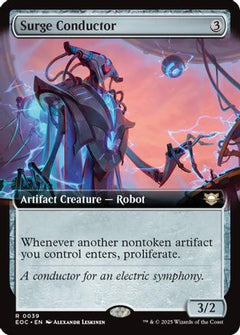 Surge Conductor (Extended Art) [Edge of Eternities Commander]-1
