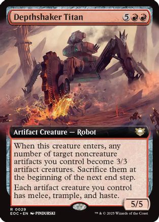 Depthshaker Titan (Extended Art) [Edge of Eternities Commander]-1
