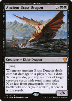 Ancient Brass Dragon [Commander Legends: Battle for Baldur's Gate]-1