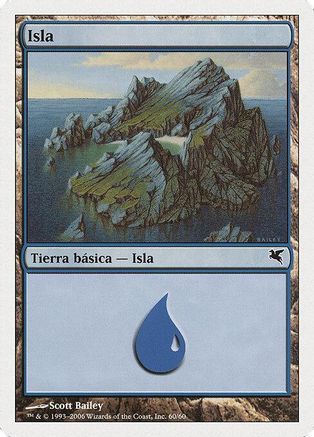 Island (Spanish) - "Isla" (H60) (PSAL-H60) - Magic Encyclopedia 2005 (Salvat/Hachette)-1